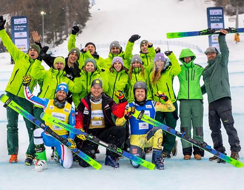 Elan Ski Cross team